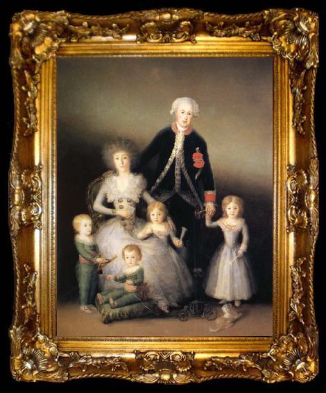 framed  Francisco Goya Family of the Duke and Duchess of Osuna, ta009-2